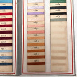 C. 1900 Brainerd & Armstrong Knitting Silk Thread Color Sample Board