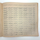 Me, Me, Me, On and On and On, Mabel's 1883 Single Letter and Short Word Penmanship Notebook