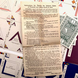 Very Scarce and Excellent Rayo Card Co. Rainbow Pyramid Solitaire Game, 1907