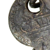 Tower Doors to Roof, Mysterious Old Handmade Copper Key Fob with Blackened Yale Keys