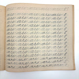 Me, Me, Me, On and On and On, Mabel's 1883 Single Letter and Short Word Penmanship Notebook