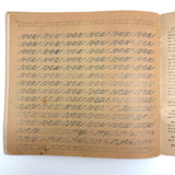 Me, Me, Me, On and On and On, Mabel's 1883 Single Letter and Short Word Penmanship Notebook