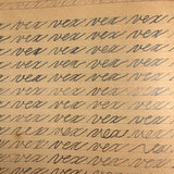Me, Me, Me, On and On and On, Mabel's 1883 Single Letter and Short Word Penmanship Notebook