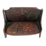 Lovely 19th C. Painted Doll Scale Bench