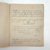 Unmatched Pair of Antique Physiography Notebooks with Many Diagrams (and Useful Info!)