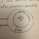 Unmatched Pair of Antique Physiography Notebooks with Many Diagrams (and Useful Info!)