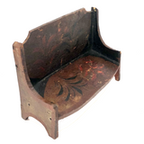 Lovely 19th C. Painted Doll Scale Bench