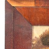c. Mid 19th Century Hudson River School Oil on Canvas Landscape Fragment, Framed as Found