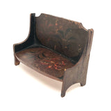 Lovely 19th C. Painted Doll Scale Bench