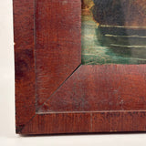 c. Mid 19th Century Hudson River School Oil on Canvas Landscape Fragment, Framed as Found