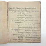 Unmatched Pair of Antique Physiography Notebooks with Many Diagrams (and Useful Info!)