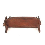 Lovely 19th C. Painted Doll Scale Bench