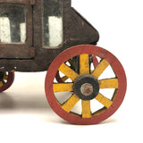 Marvelous Early 20th C Scratch Made Folk Art Historic Deadwood Stage Coach