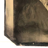 Side Glancing Woman in a Bonnet, 19th C. Sixth Plate Tintype of Folk Art Painting