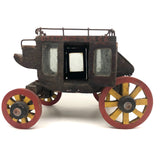 Marvelous Early 20th C Scratch Made Folk Art Historic Deadwood Stage Coach
