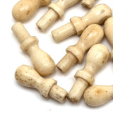 As Found: Lovely c. 1870s Set of Bone Game Pegs with Handwritten (in French) Solitaire Instructions and Score Cards