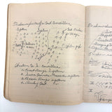 Unmatched Pair of Antique Physiography Notebooks with Many Diagrams (and Useful Info!)