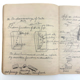 Unmatched Pair of Antique Physiography Notebooks with Many Diagrams (and Useful Info!)