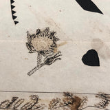 Edmund Hawley's 1831 Cut Paper and Ink Drawn Valentine