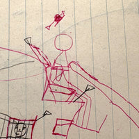 More Excellent Very Naive Kid's Drawings: Animal Drawn Carriage with Faces in Barred Windows