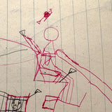More Excellent Very Naive Kid's Drawings: Animal Drawn Carriage with Faces in Barred Windows