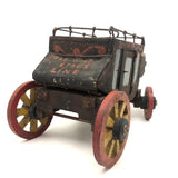 Marvelous Early 20th C Scratch Made Folk Art Historic Deadwood Stage Coach