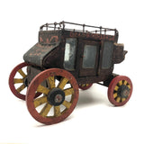 Marvelous Early 20th C Scratch Made Folk Art Historic Deadwood Stage Coach