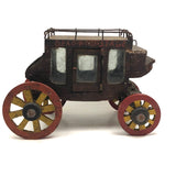 Marvelous Early 20th C Scratch Made Folk Art Historic Deadwood Stage Coach