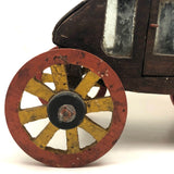 Marvelous Early 20th C Scratch Made Folk Art Historic Deadwood Stage Coach