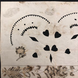 Edmund Hawley's 1831 Cut Paper and Ink Drawn Valentine