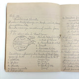 Unmatched Pair of Antique Physiography Notebooks with Many Diagrams (and Useful Info!)