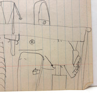 More Excellent Very Naive Kid's Drawings: Diver in Submarine at Control Panel (or Astronaut in Space Ship!)