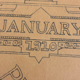 Pair of 1910 Handwritten Physics Notebooks with Wonderful Headers and Excellent Diagrams