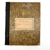 Unmatched Pair of Antique Physiography Notebooks with Many Diagrams (and Useful Info!)