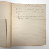 Unmatched Pair of Antique Physiography Notebooks with Many Diagrams (and Useful Info!)