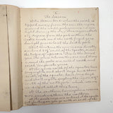 Unmatched Pair of Antique Physiography Notebooks with Many Diagrams (and Useful Info!)