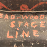 Marvelous Early 20th C Scratch Made Folk Art Historic Deadwood Stage Coach