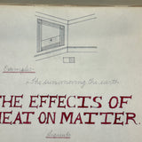 Pair of 1910 Handwritten Physics Notebooks with Wonderful Headers and Excellent Diagrams
