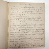 Unmatched Pair of Antique Physiography Notebooks with Many Diagrams (and Useful Info!)