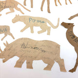 One of Two Last Batches of Antique Cut Paper Animals