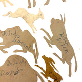 One of Two Last Batches of Antique Cut Paper Animals