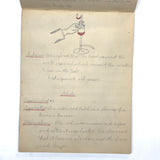 Pair of 1910 Handwritten Physics Notebooks with Wonderful Headers and Excellent Diagrams