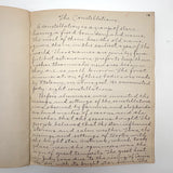 Unmatched Pair of Antique Physiography Notebooks with Many Diagrams (and Useful Info!)