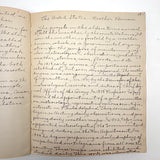 Unmatched Pair of Antique Physiography Notebooks with Many Diagrams (and Useful Info!)