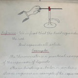 Pair of 1910 Handwritten Physics Notebooks with Wonderful Headers and Excellent Diagrams