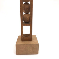 Triple Ball in Cage Carved Whimsy with Slider