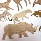 One of Two Last Batches of Antique Cut Paper Animals