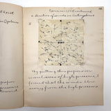 Unmatched Pair of Antique Physiography Notebooks with Many Diagrams (and Useful Info!)