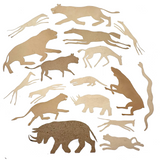 Second of Two Last Batches of Antique Cut Paper Animals - Silhouettes