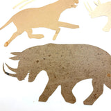 Second of Two Last Batches of Antique Cut Paper Animals - Silhouettes